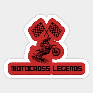 Motocross legends Sticker